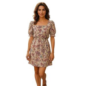 Banana Republic Pastel Colorful Flowy Short Dress